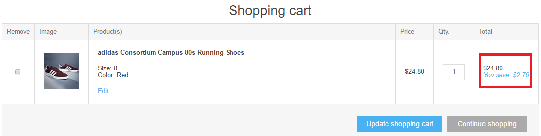 discount-in-shopping-cart